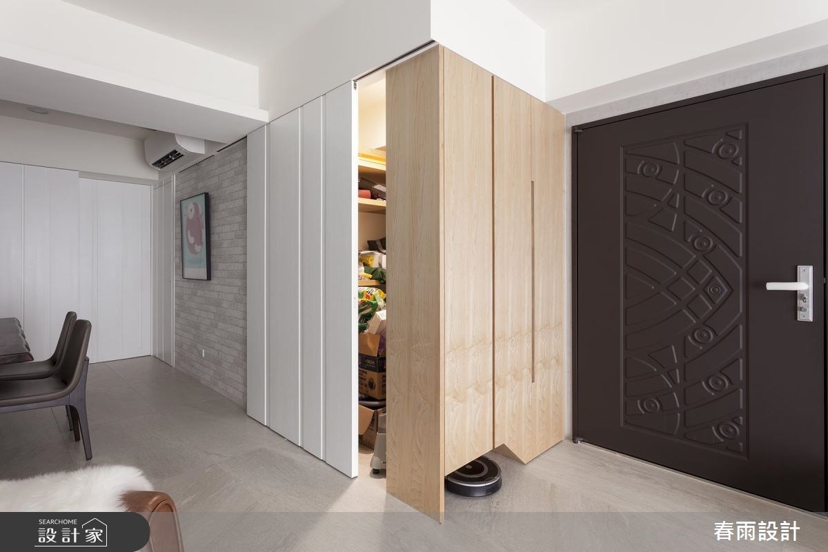 42坪老屋(16~30年)＿休閒風玄關案例圖片＿春雨設計＿春雨_59 敦化北路之2