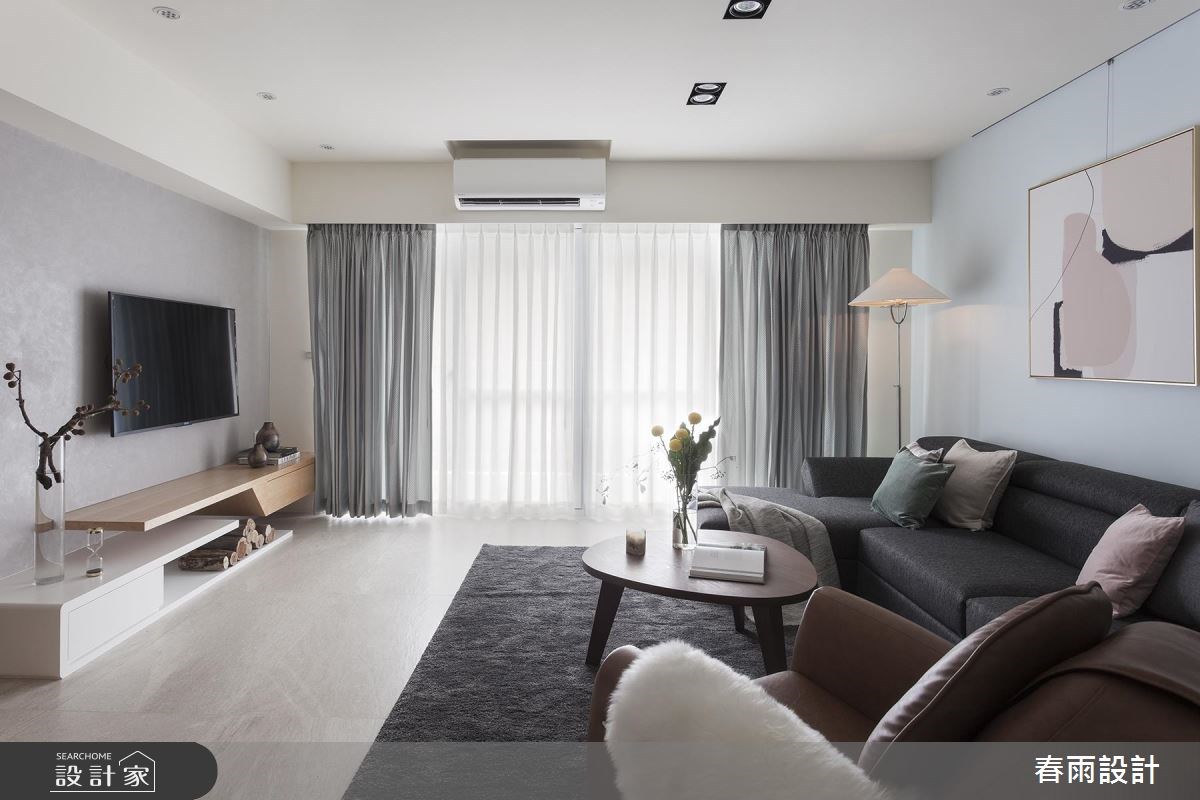 42坪老屋(16~30年)＿休閒風客廳案例圖片＿春雨設計＿春雨_59 敦化北路之5