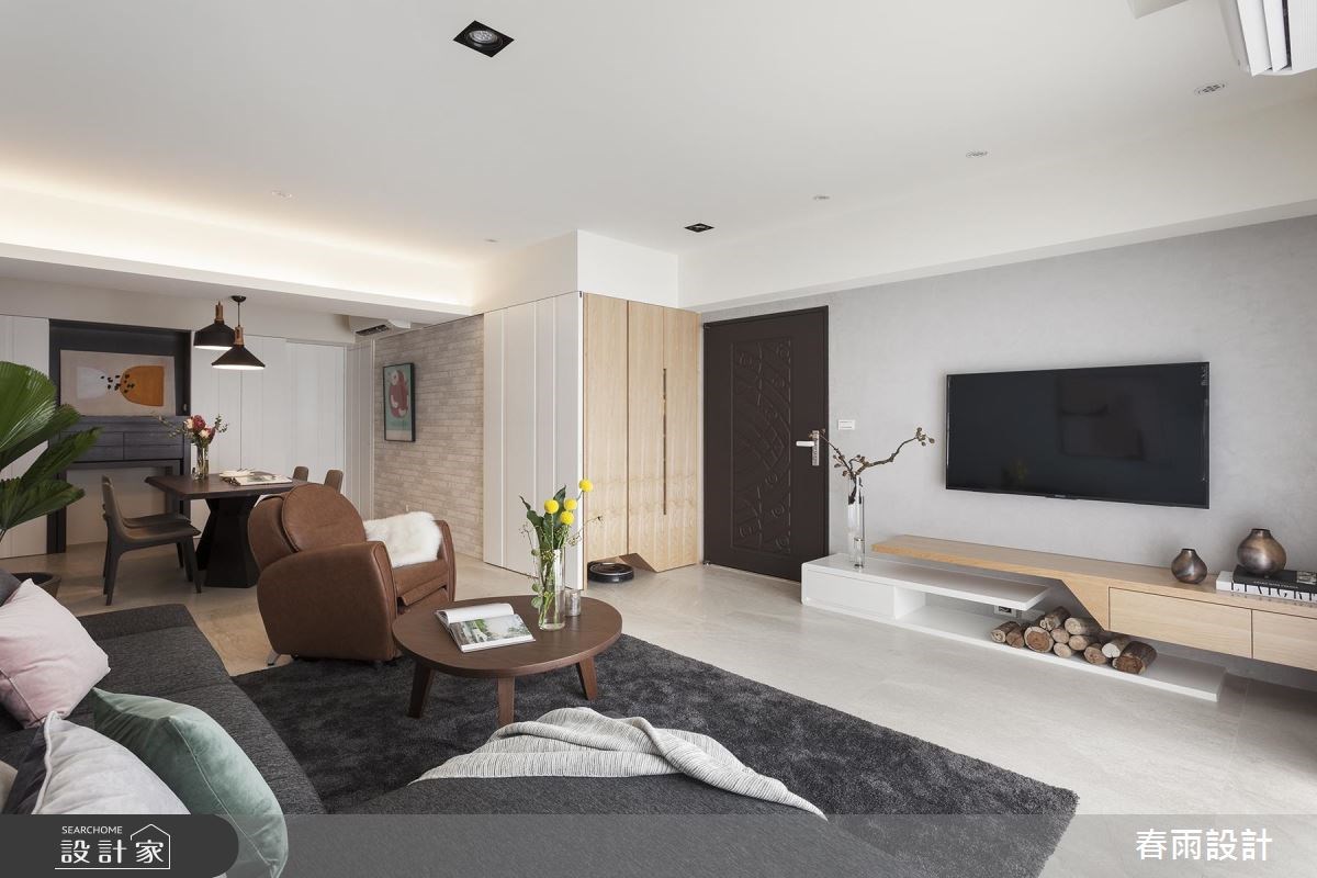 42坪老屋(16~30年)＿休閒風客廳案例圖片＿春雨設計＿春雨_59 敦化北路之8