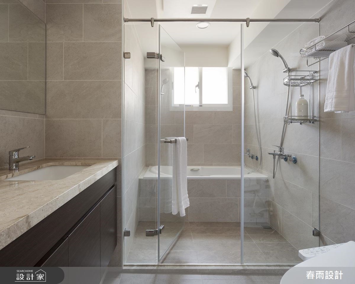 42坪老屋(16~30年)＿休閒風浴室案例圖片＿春雨設計＿春雨_59 敦化北路之27