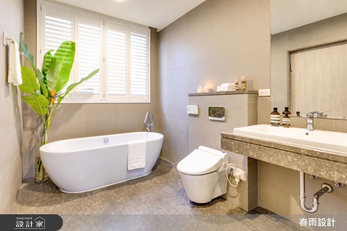 新成屋(5年以下)＿休閒風浴室案例圖片＿春雨設計＿春雨_61 鄉林靜安之10