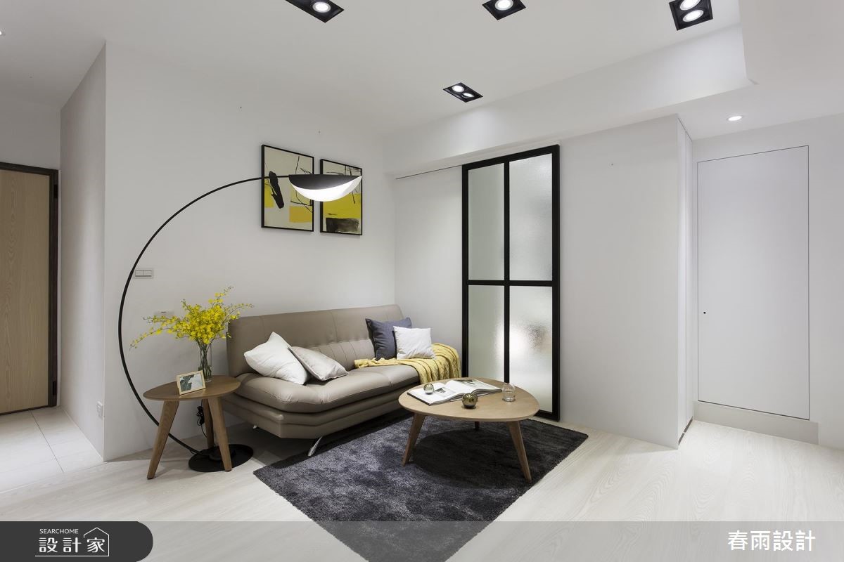 老屋(16~30年)＿現代風客廳案例圖片＿春雨設計＿春雨_62 信義路之8