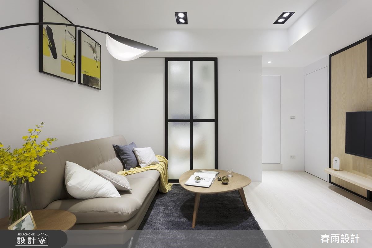 老屋(16~30年)＿現代風客廳案例圖片＿春雨設計＿春雨_62 信義路之6