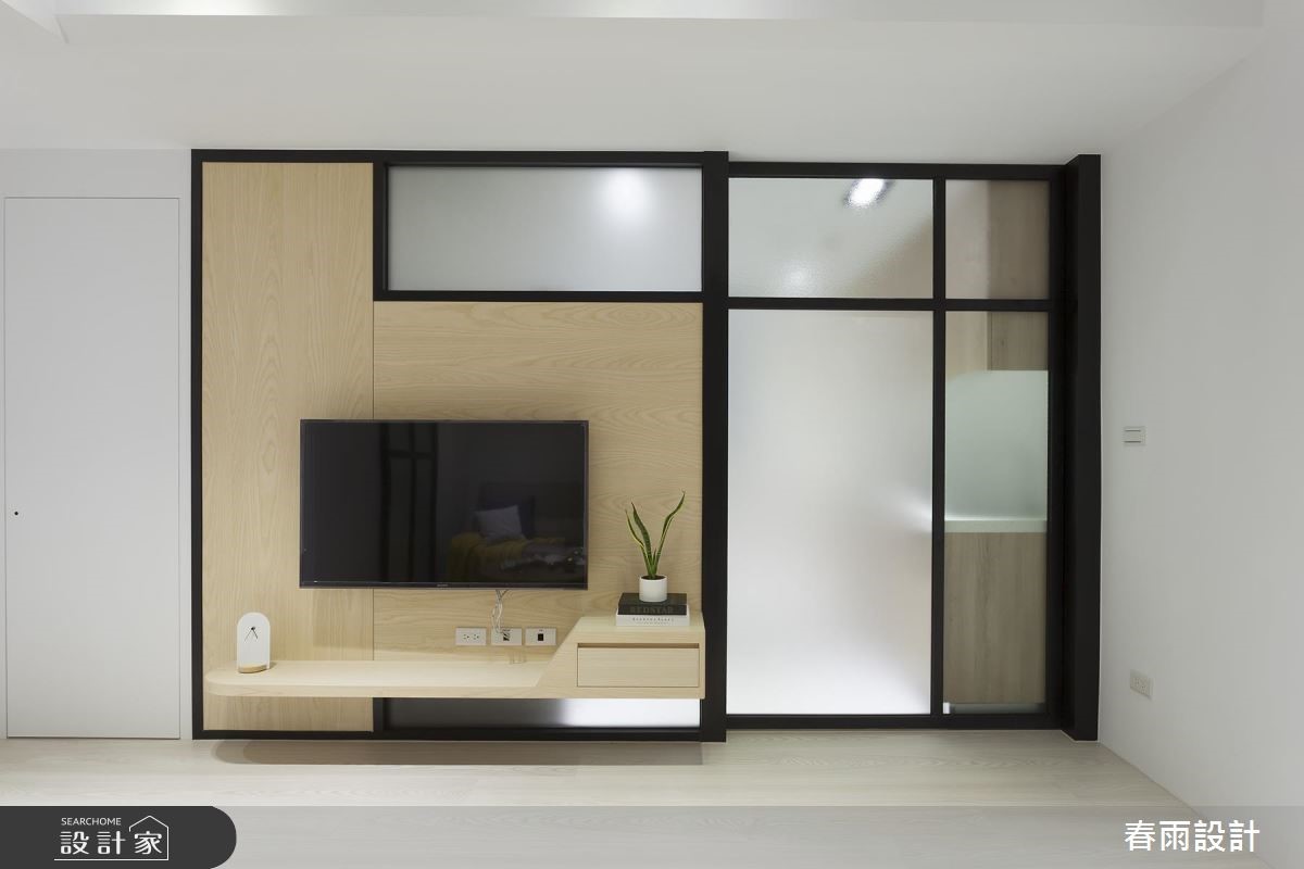 老屋(16~30年)＿現代風客廳案例圖片＿春雨設計＿春雨_62 信義路之11