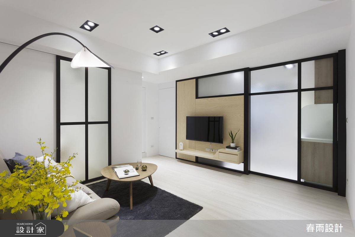 老屋(16~30年)＿現代風客廳案例圖片＿春雨設計＿春雨_62 信義路之5