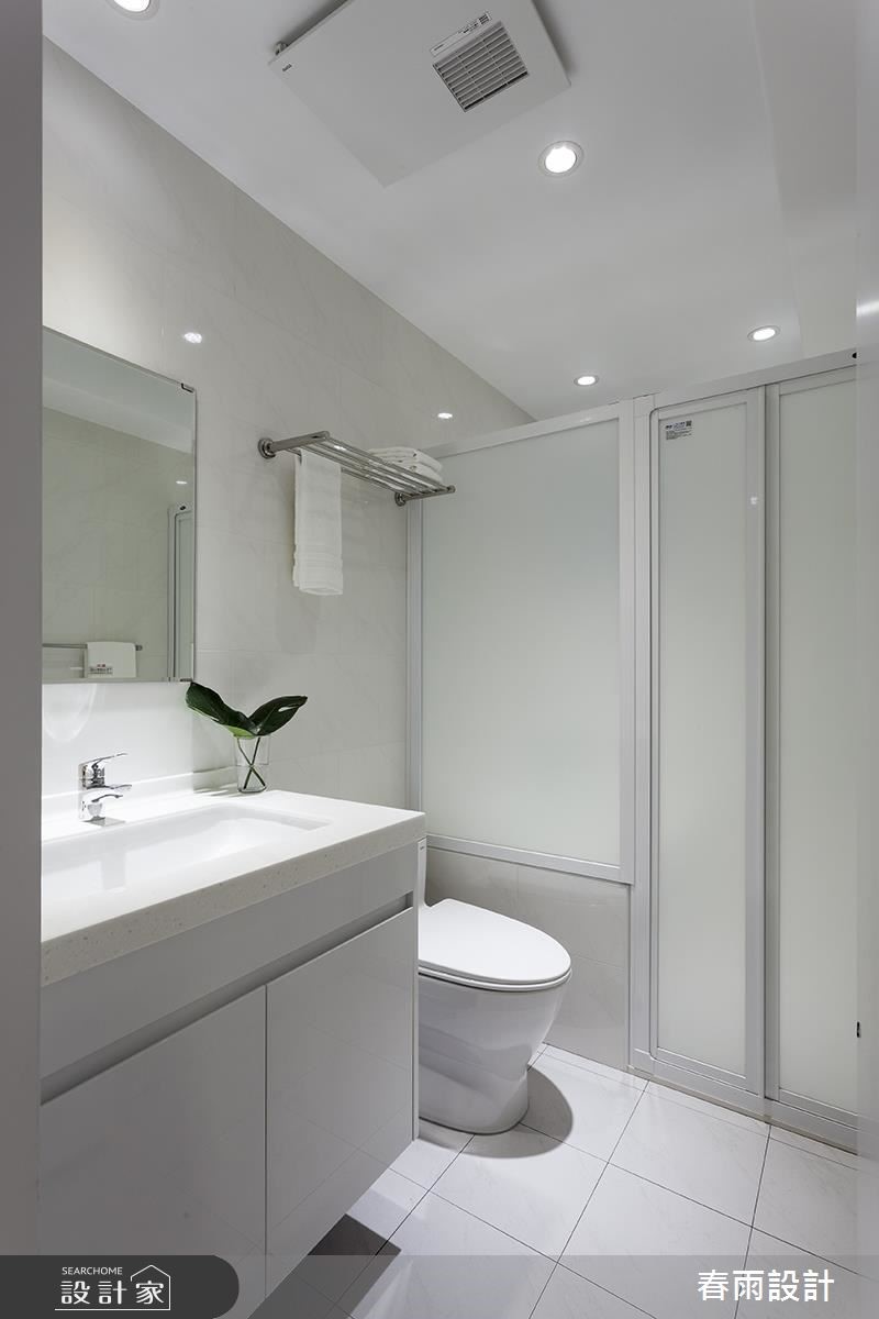 老屋(16~30年)＿現代風浴室案例圖片＿春雨設計＿春雨_62 信義路之12