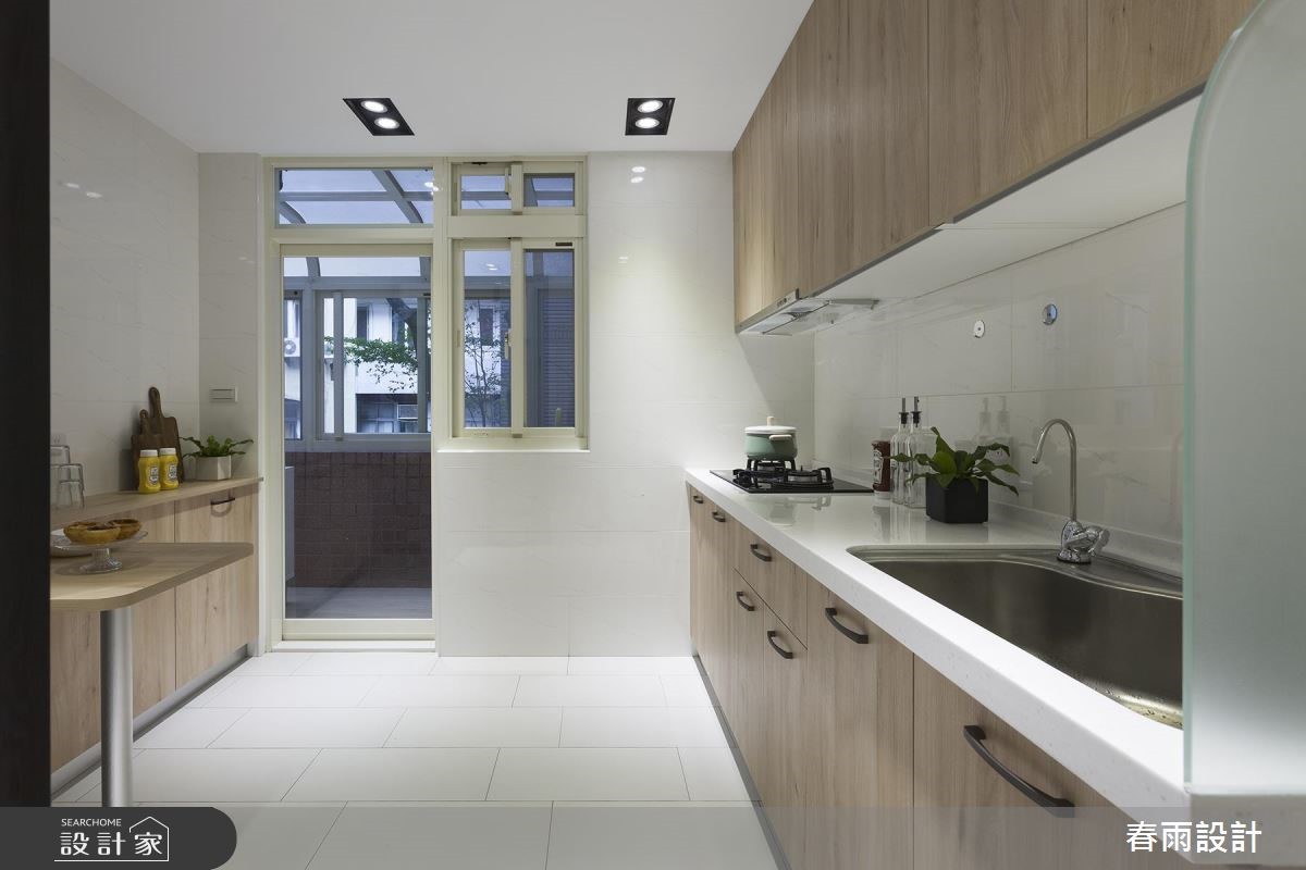老屋(16~30年)＿現代風廚房案例圖片＿春雨設計＿春雨_62 信義路之14