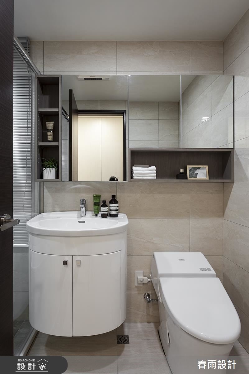 新成屋(5年以下)＿北歐風浴室案例圖片＿春雨設計＿春雨_63 淡水宏盛之32