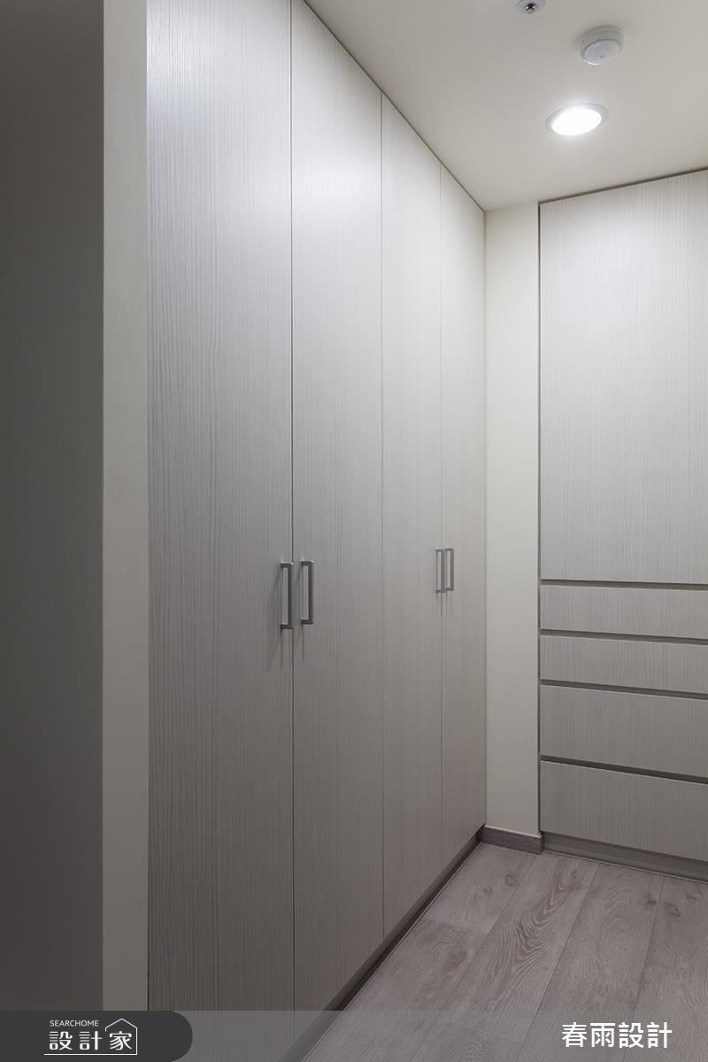新成屋(5年以下)＿北歐風更衣間案例圖片＿春雨設計＿春雨_63 淡水宏盛之31