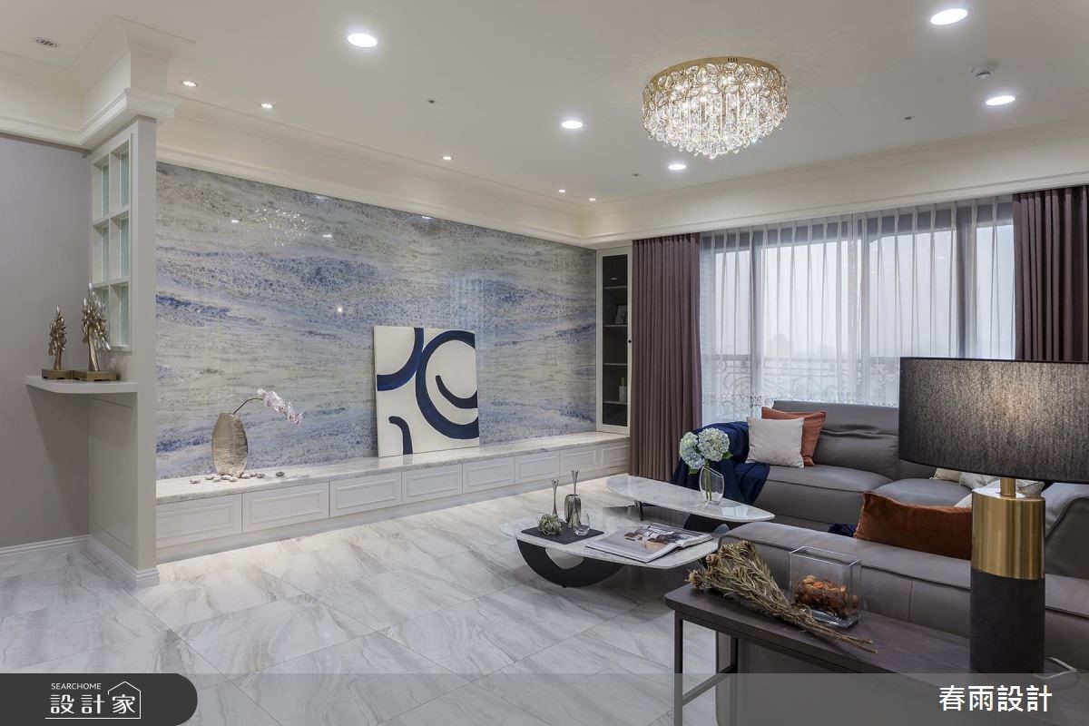 63坪中古屋(5~15年)＿新古典客廳案例圖片＿春雨設計＿春雨_64 國家世紀館之7