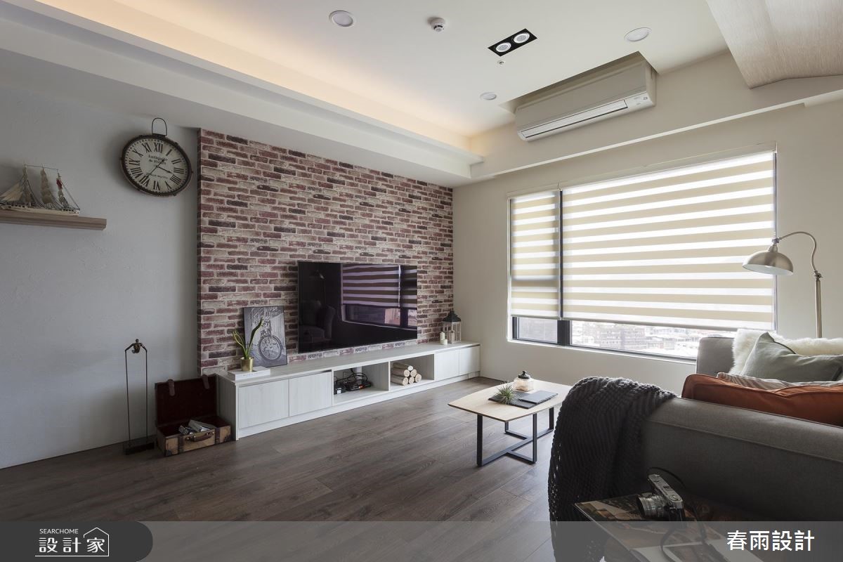 25坪新成屋(5年以下)＿工業風客廳案例圖片＿春雨設計＿春雨_65 華固新天地2之9