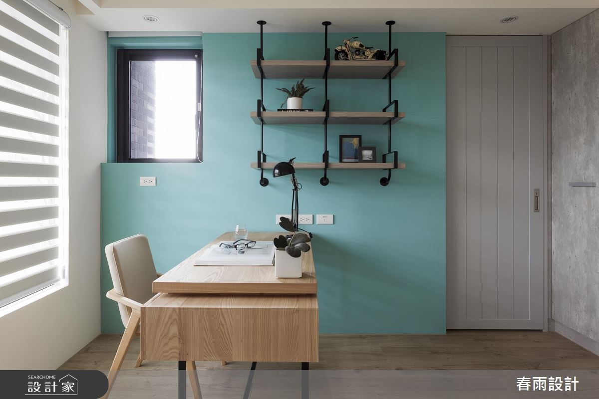 25坪新成屋(5年以下)＿工業風臥室案例圖片＿春雨設計＿春雨_65 華固新天地2之27