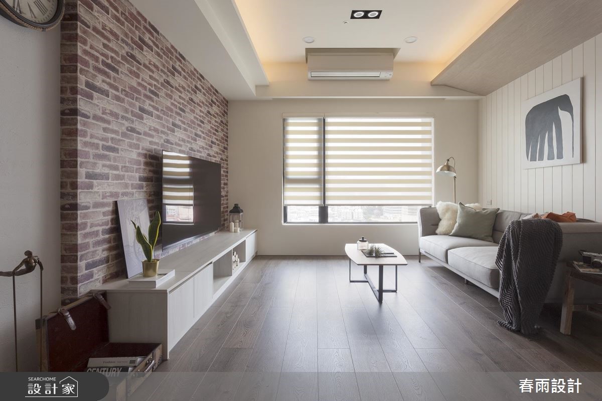 25坪新成屋(5年以下)＿工業風客廳案例圖片＿春雨設計＿春雨_65 華固新天地2之8