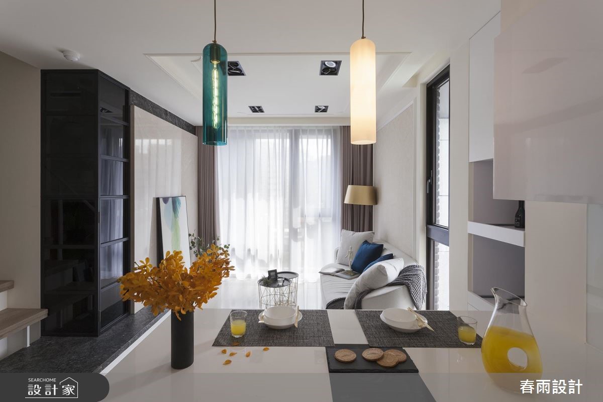 22坪新成屋(5年以下)＿混搭風吧檯案例圖片＿春雨設計＿春雨_66 南京東路之10