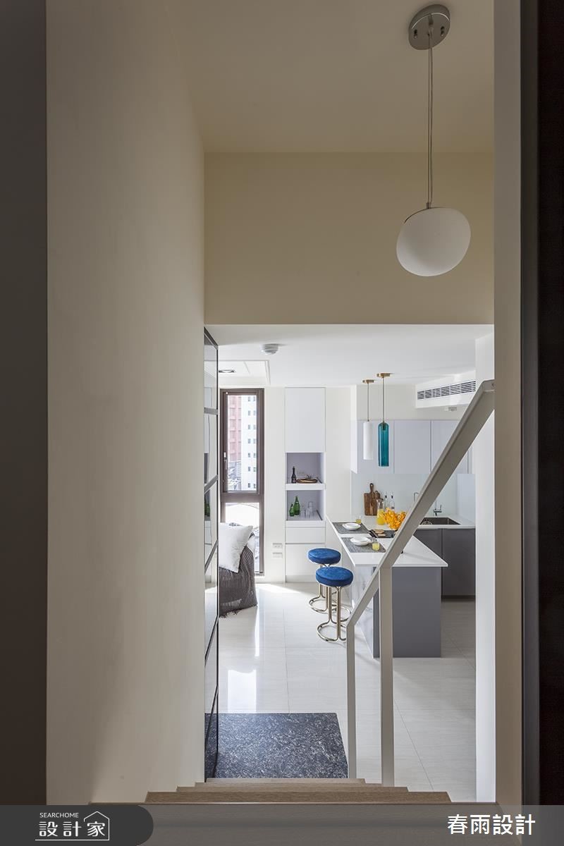 22坪新成屋(5年以下)＿混搭風樓梯案例圖片＿春雨設計＿春雨_66 南京東路之20