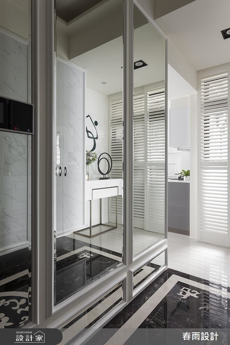 22坪新成屋(5年以下)＿混搭風玄關案例圖片＿春雨設計＿春雨_66 南京東路之3