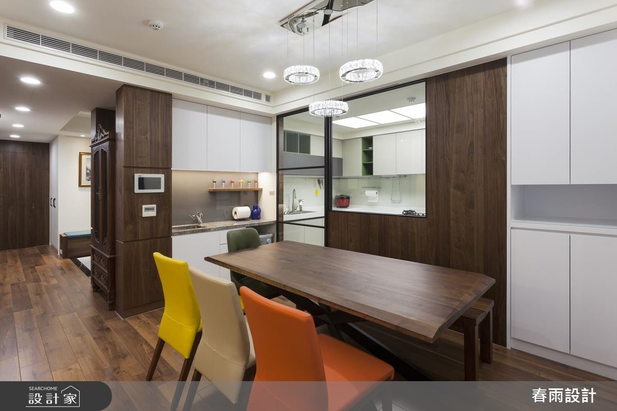 新成屋(5年以下)＿混搭風餐廳案例圖片＿春雨設計＿春雨_68 大華湖閱之7