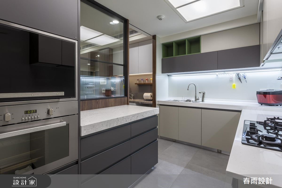 新成屋(5年以下)＿混搭風廚房案例圖片＿春雨設計＿春雨_68 大華湖閱之10