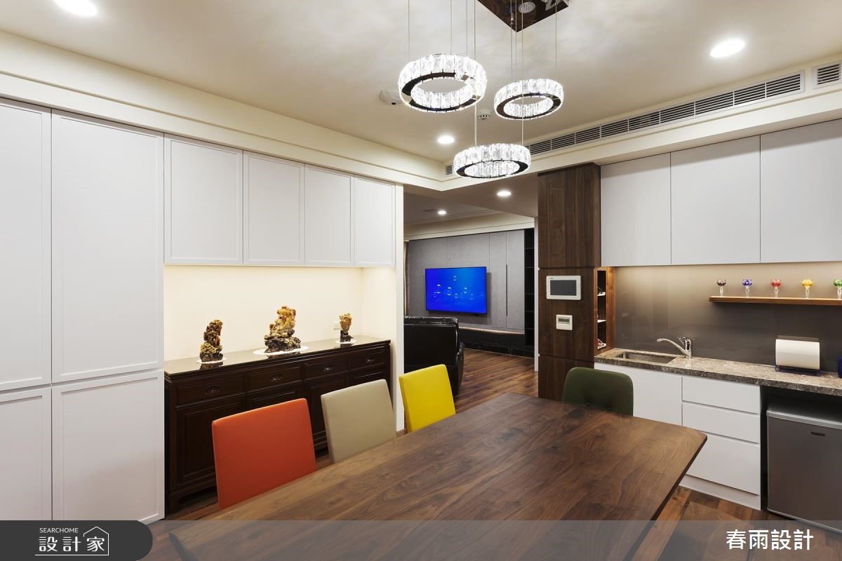 新成屋(5年以下)＿混搭風餐廳案例圖片＿春雨設計＿春雨_68 大華湖閱之6