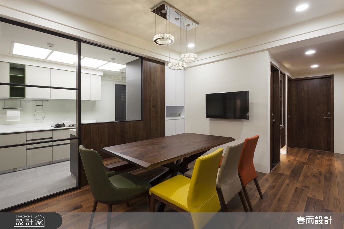 新成屋(5年以下)＿混搭風餐廳案例圖片＿春雨設計＿春雨_68 大華湖閱之8