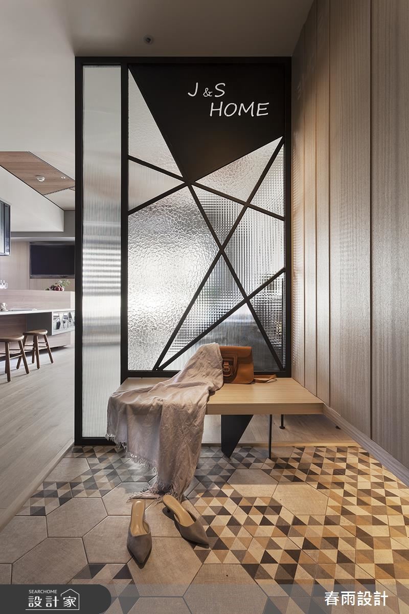 30坪新成屋(5年以下)＿休閒風玄關案例圖片＿春雨設計＿春雨_70 中山文華之1