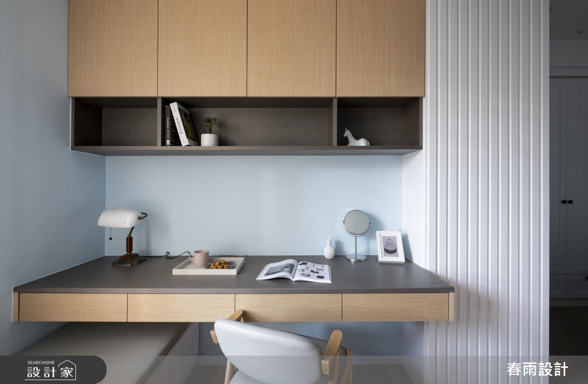 53坪新成屋(5年以下)＿混搭風臥室書房案例圖片＿春雨設計＿春雨_71 台中國泰府會園道之36