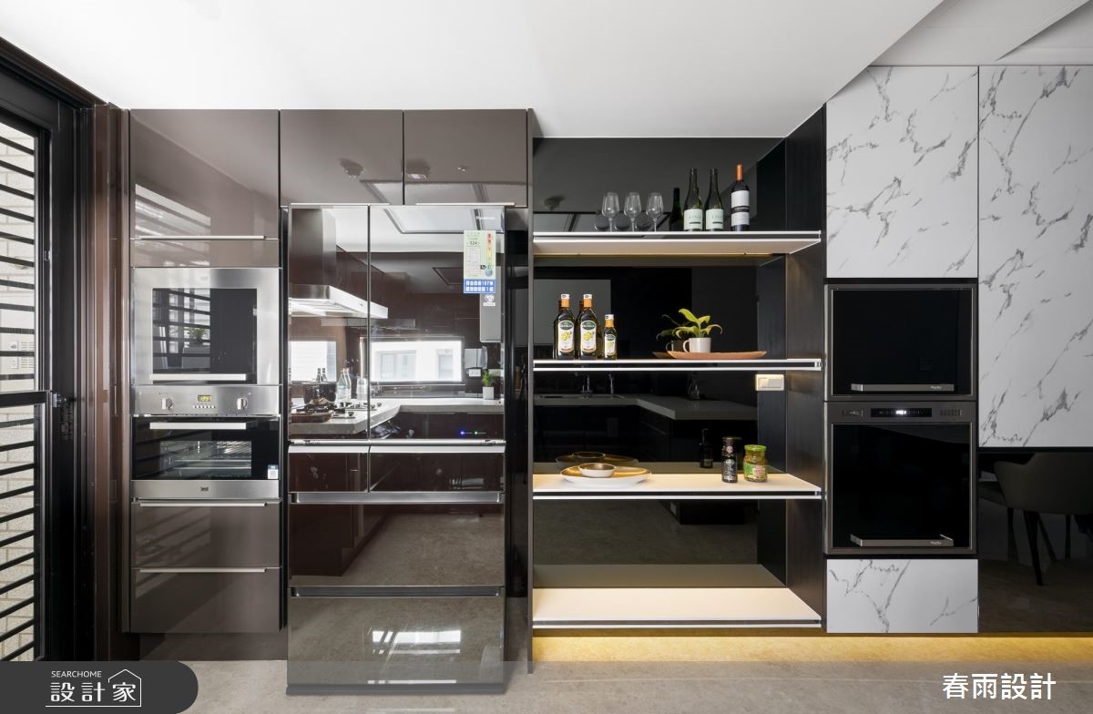 53坪新成屋(5年以下)＿混搭風廚房案例圖片＿春雨設計＿春雨_71 台中國泰府會園道之16