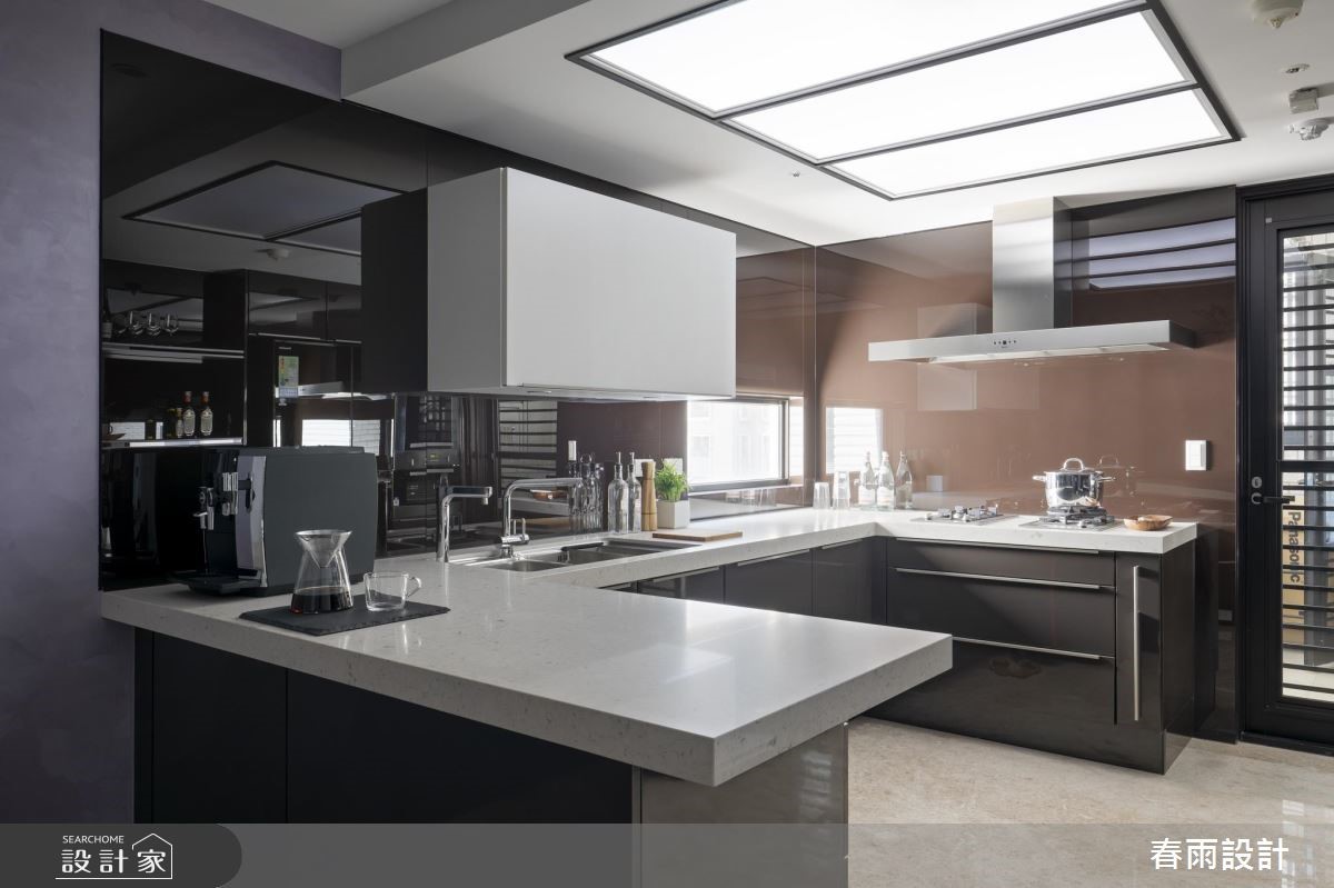 53坪新成屋(5年以下)＿混搭風廚房案例圖片＿春雨設計＿春雨_71 台中國泰府會園道之15