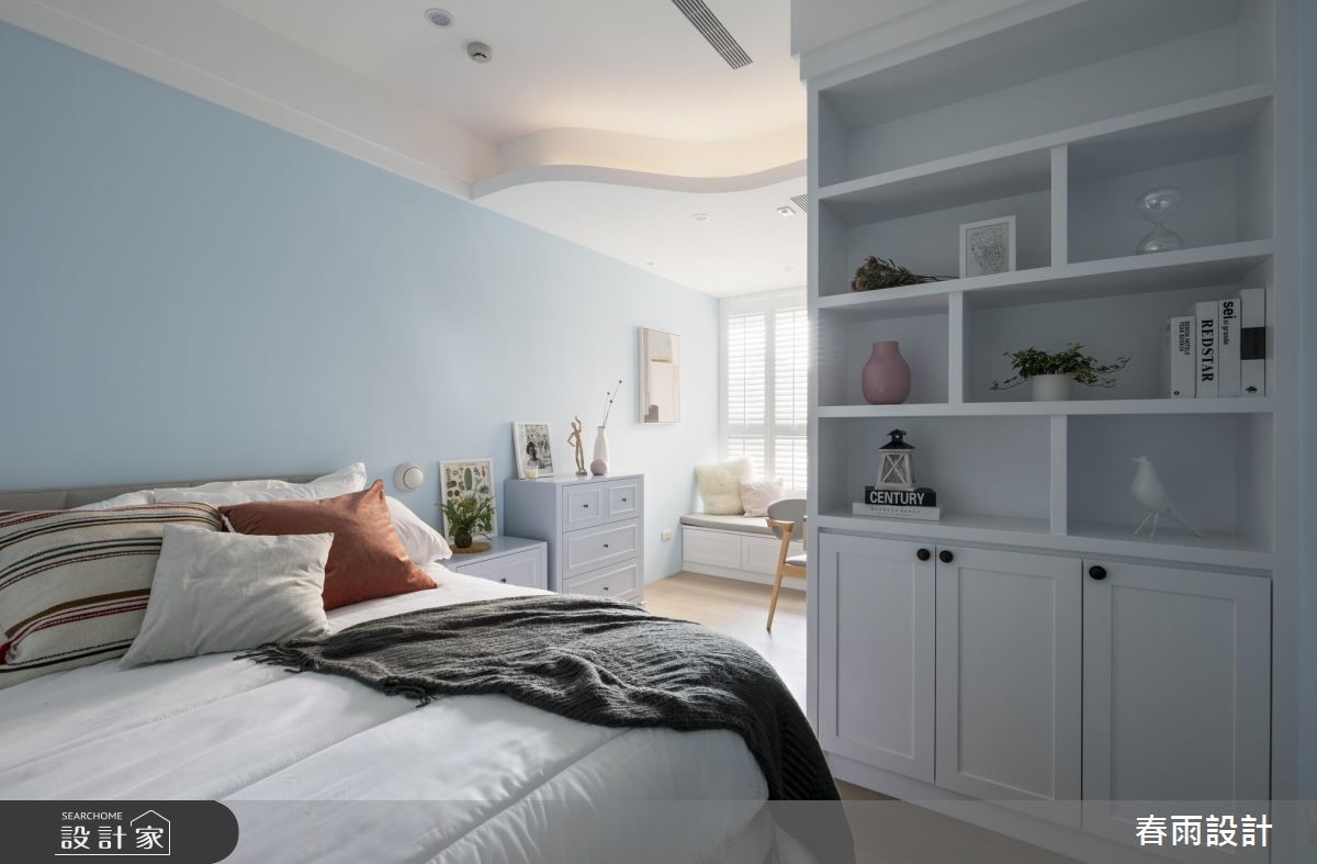 53坪新成屋(5年以下)＿混搭風臥室案例圖片＿春雨設計＿春雨_71 台中國泰府會園道之33