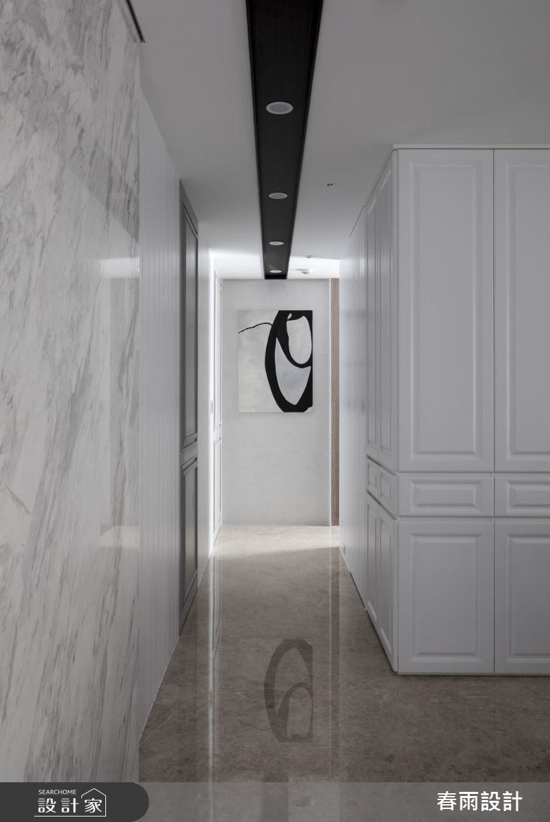 53坪新成屋(5年以下)＿混搭風走廊案例圖片＿春雨設計＿春雨_71 台中國泰府會園道之17