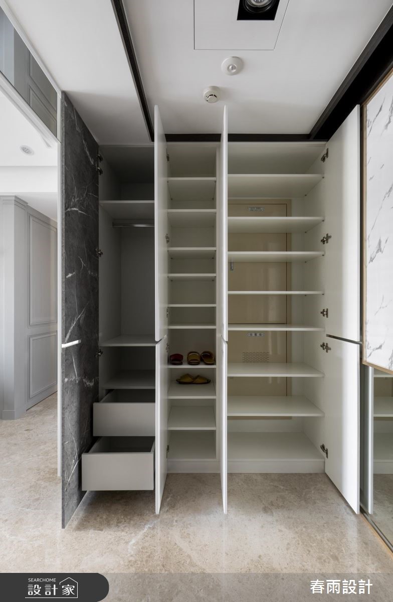 53坪新成屋(5年以下)＿混搭風玄關案例圖片＿春雨設計＿春雨_71 台中國泰府會園道之4