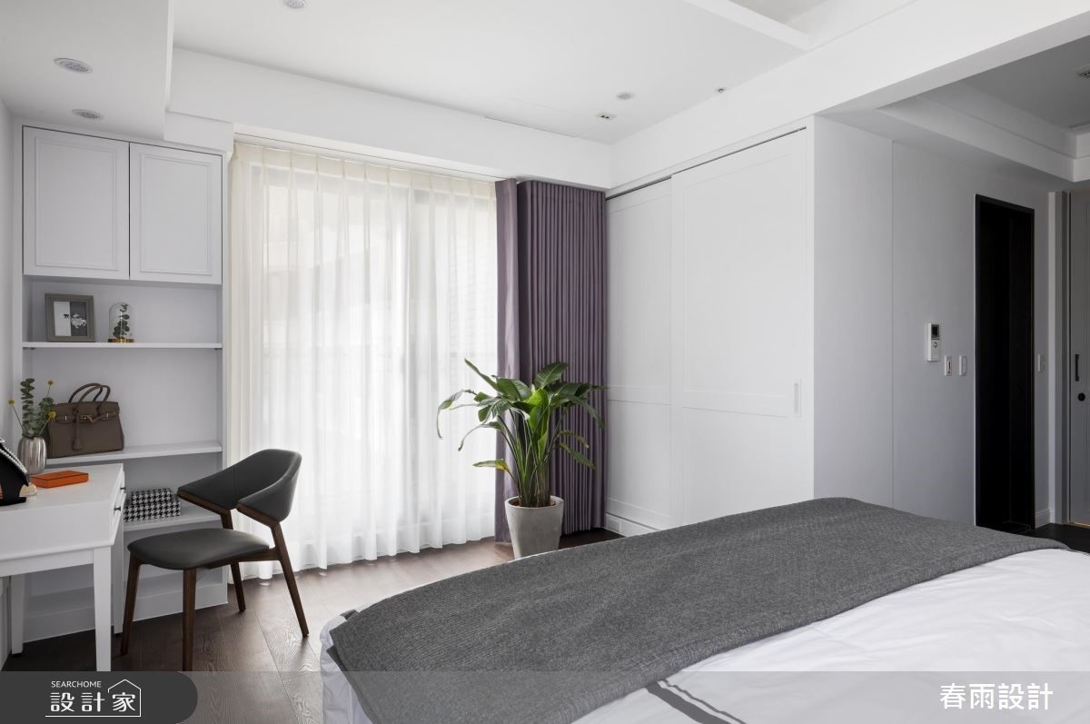 53坪新成屋(5年以下)＿混搭風臥室案例圖片＿春雨設計＿春雨_71 台中國泰府會園道之31