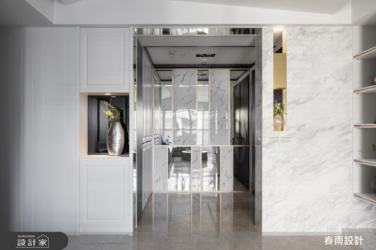 53坪新成屋(5年以下)＿混搭風玄關案例圖片＿春雨設計＿春雨_71 台中國泰府會園道之5