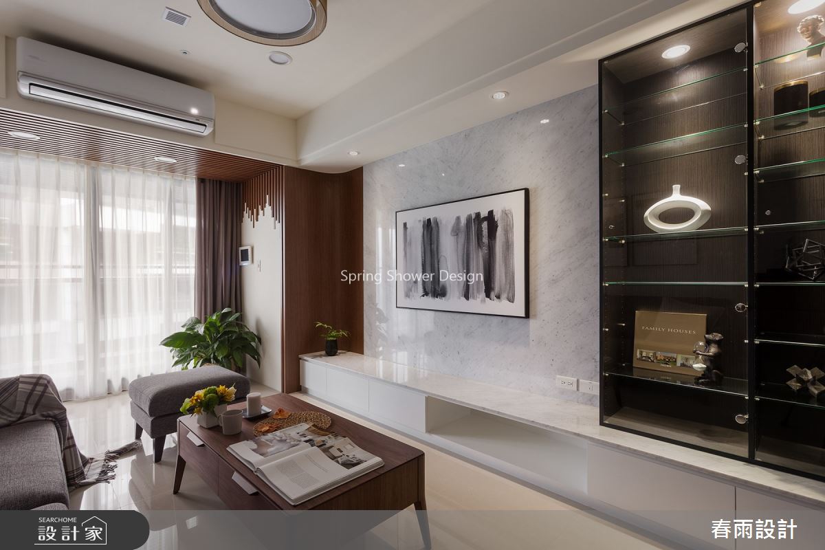 31坪新成屋(5年以下)＿混搭風客廳案例圖片＿春雨設計＿春雨_72 國賓官邸之9