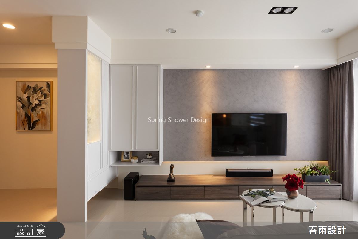 26坪預售屋＿現代風客廳案例圖片＿春雨設計＿春雨_73 台大敦仁之7