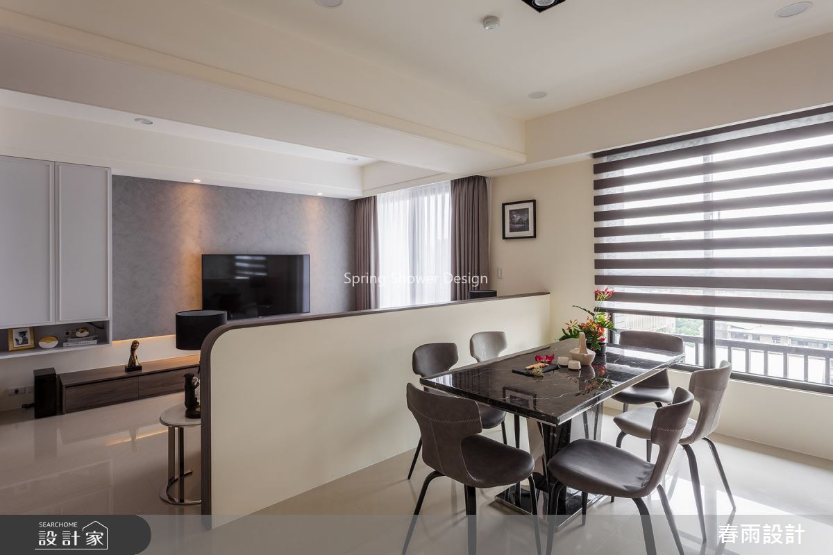 26坪預售屋＿現代風客廳餐廳案例圖片＿春雨設計＿春雨_73 台大敦仁之9