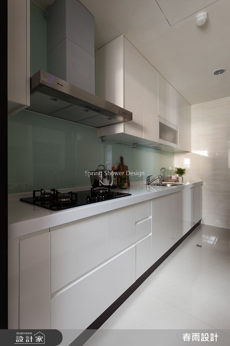 26坪預售屋＿現代風廚房案例圖片＿春雨設計＿春雨_73 台大敦仁之17