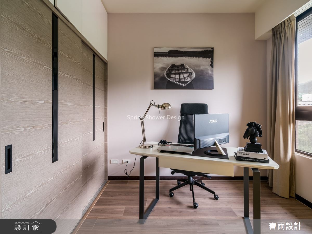20坪新成屋(5年以下)＿休閒風工作區案例圖片＿春雨設計＿春雨_75 內湖安縵莊園之22