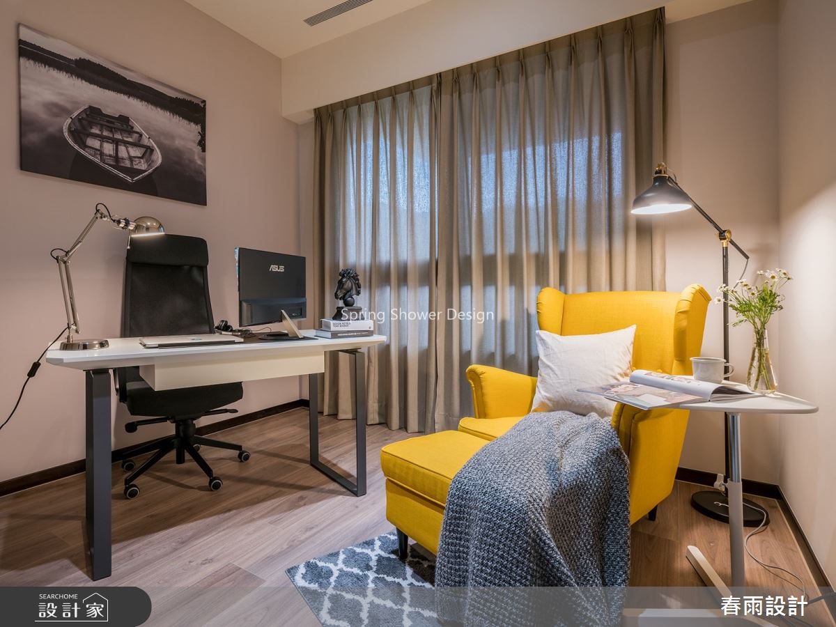 20坪新成屋(5年以下)＿休閒風工作區案例圖片＿春雨設計＿春雨_75 內湖安縵莊園之24