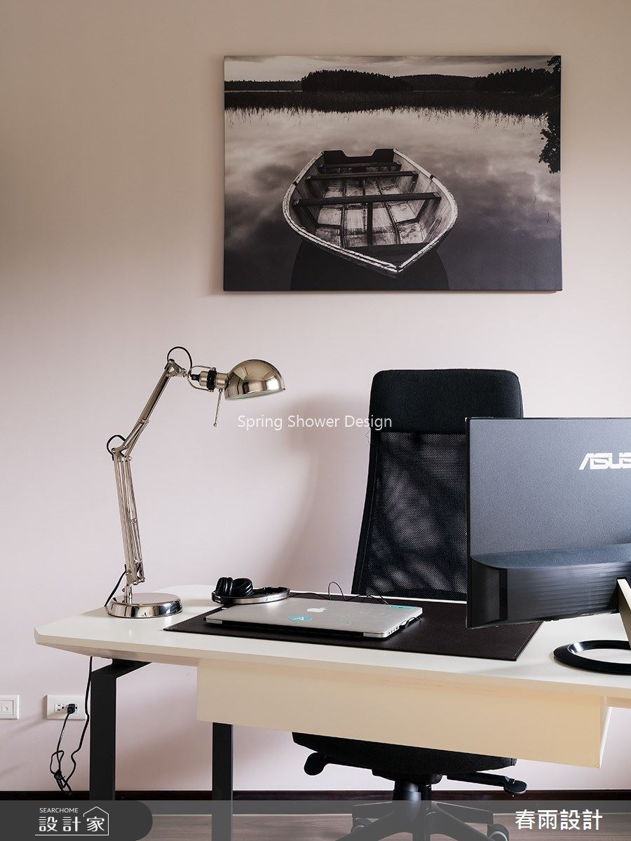 20坪新成屋(5年以下)＿休閒風工作區案例圖片＿春雨設計＿春雨_75 內湖安縵莊園之23