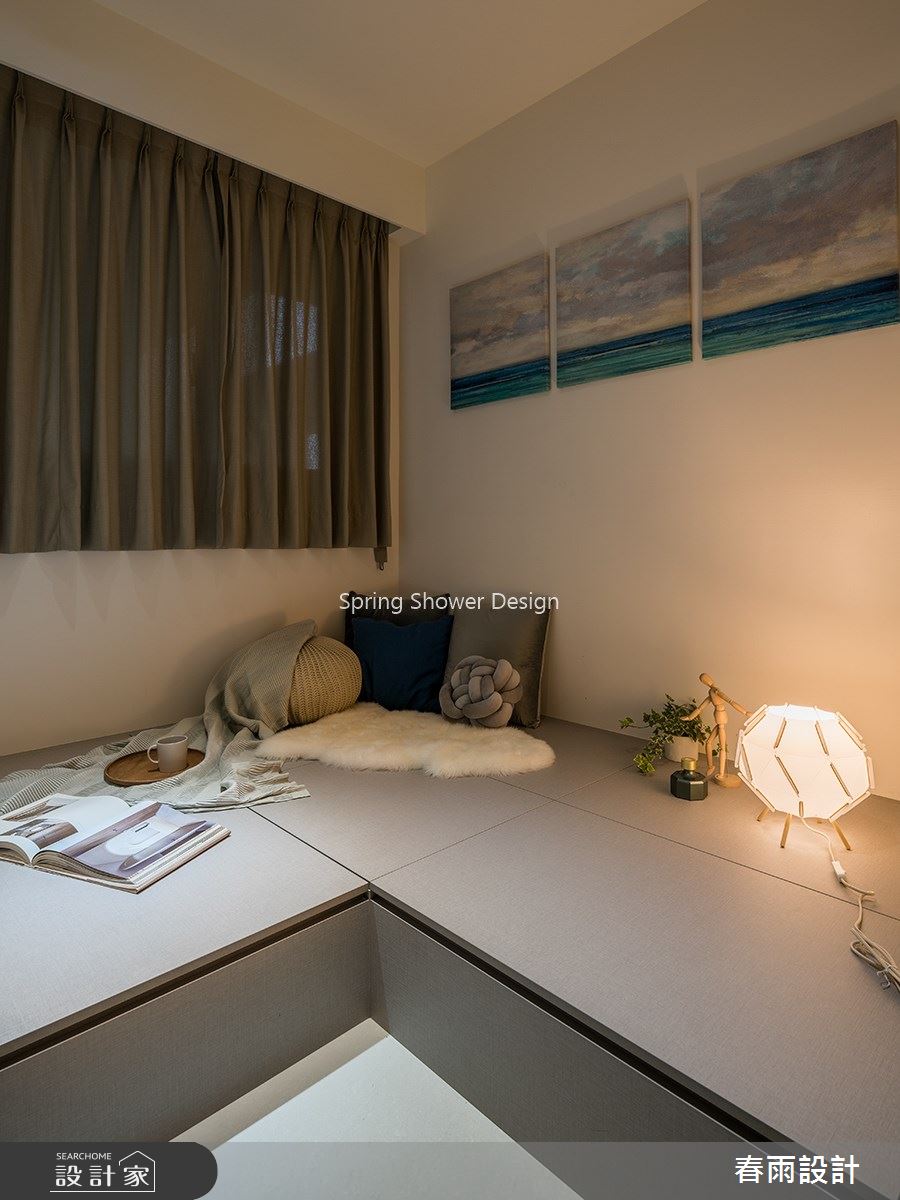 20坪新成屋(5年以下)＿休閒風臥榻案例圖片＿春雨設計＿春雨_75 內湖安縵莊園之16