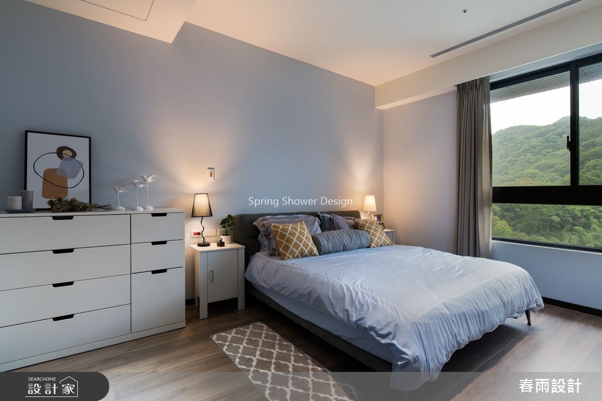 20坪新成屋(5年以下)＿休閒風臥室案例圖片＿春雨設計＿春雨_75 內湖安縵莊園之19