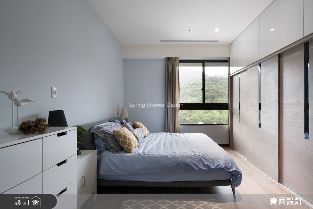 20坪新成屋(5年以下)＿休閒風臥室案例圖片＿春雨設計＿春雨_75 內湖安縵莊園之18