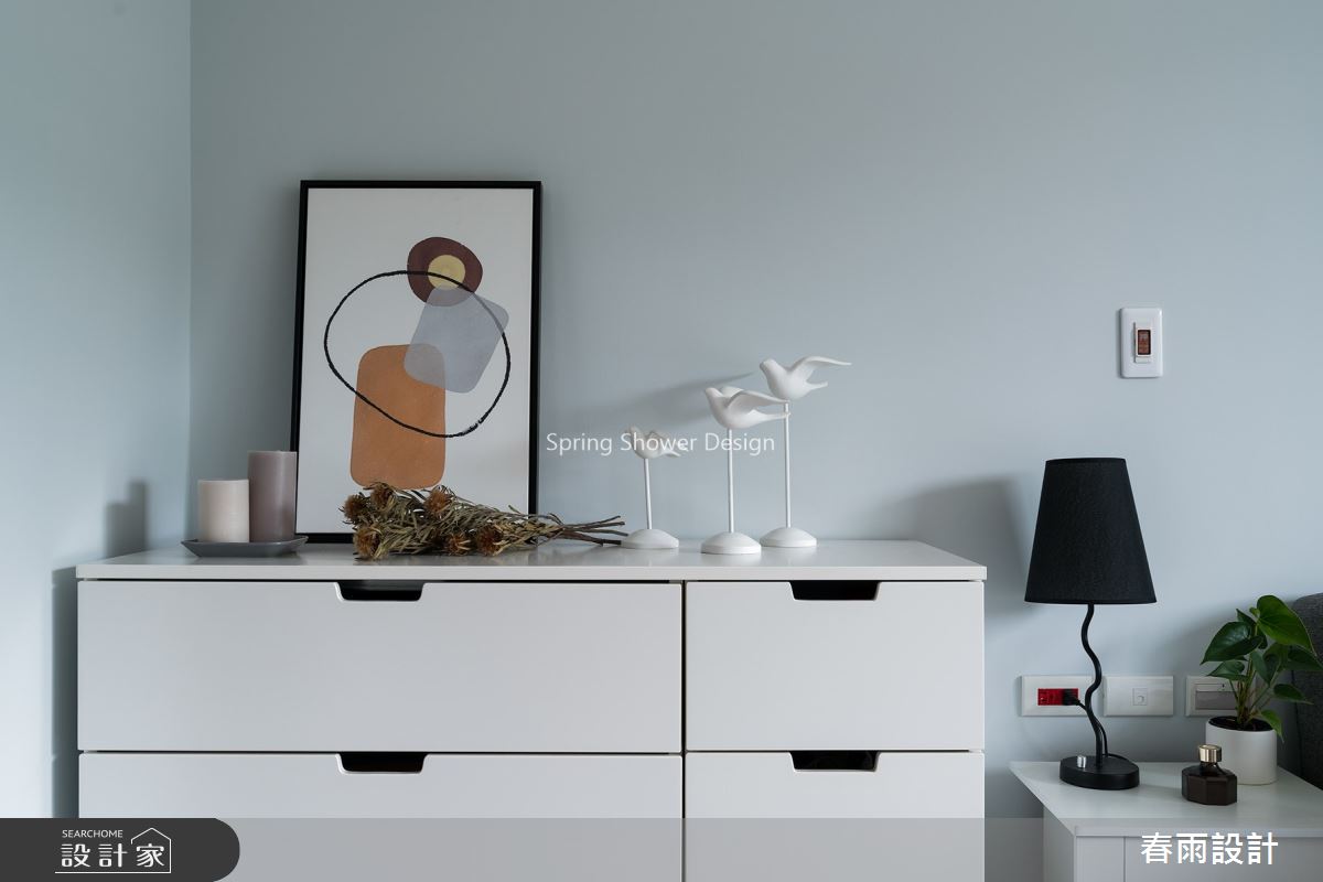 20坪新成屋(5年以下)＿休閒風臥室案例圖片＿春雨設計＿春雨_75 內湖安縵莊園之20