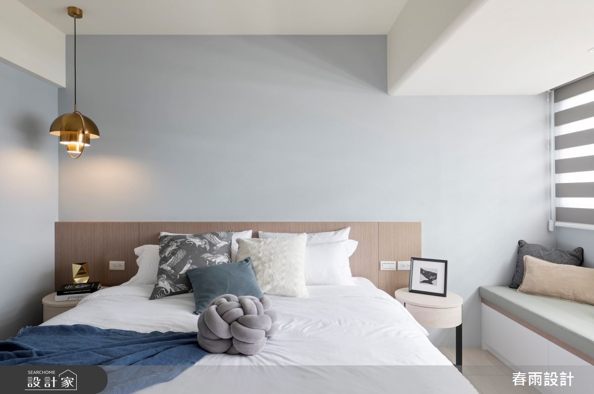 59坪老屋(31~40年)＿現代風臥室臥榻案例圖片＿春雨設計＿春雨_76 永吉路之30