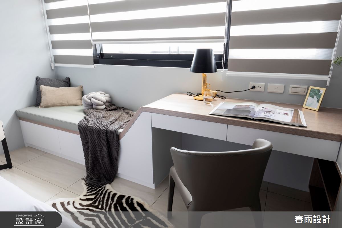 59坪老屋(31~40年)＿現代風臥室臥榻案例圖片＿春雨設計＿春雨_76 永吉路之31