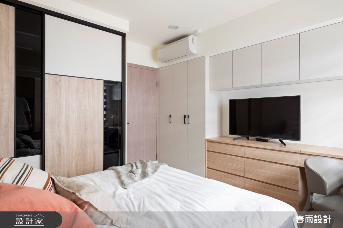 59坪老屋(31~40年)＿現代風臥室案例圖片＿春雨設計＿春雨_76 永吉路之35