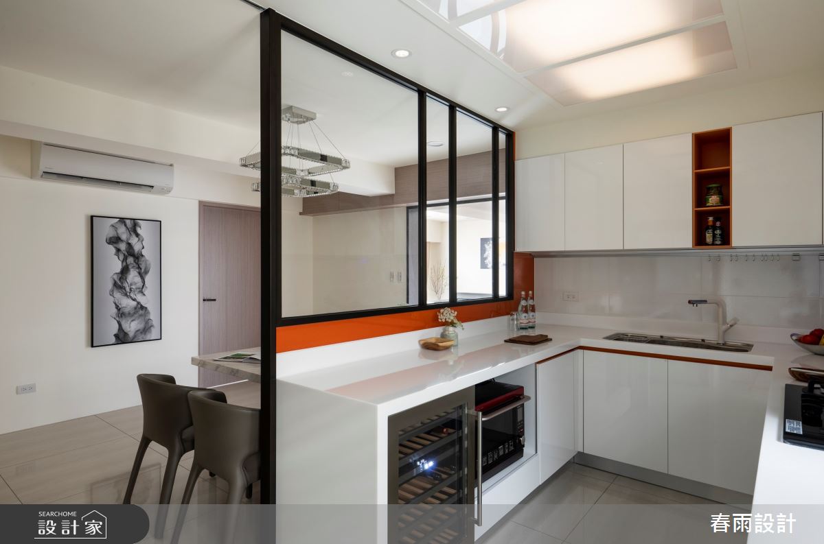 59坪老屋(31~40年)＿現代風廚房案例圖片＿春雨設計＿春雨_76 永吉路之12