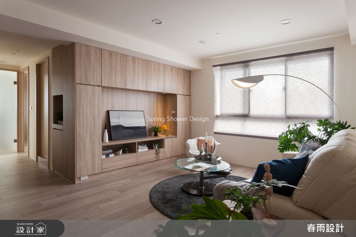 23坪新成屋(5年以下)＿混搭風客廳案例圖片＿春雨設計＿春雨_77 世界V1之2