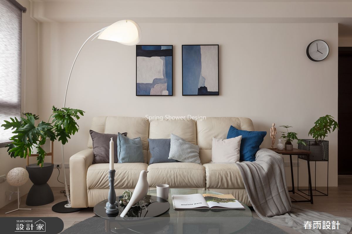 23坪新成屋(5年以下)＿混搭風客廳案例圖片＿春雨設計＿春雨_77 世界V1之5